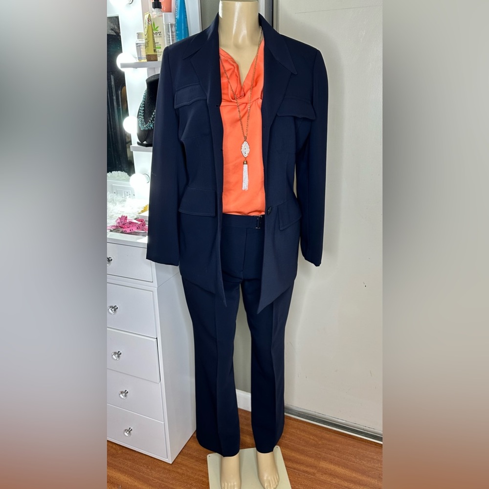 Anne Klein Blue Women's Suit size 8